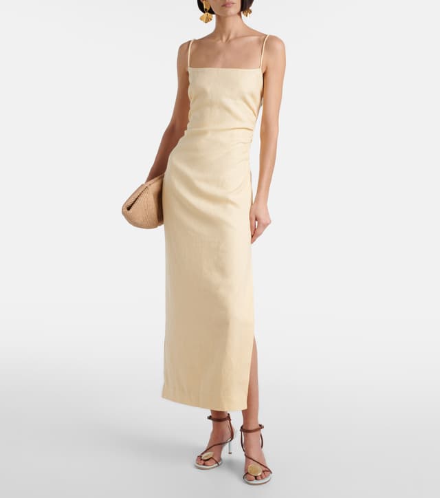 "Pastel colored dress for a date night in the city this summer, size small, no pattern"