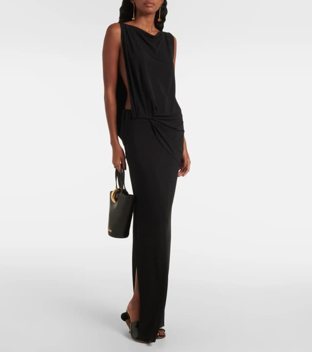 "Find me a black dress that feels sexy but still elegant"