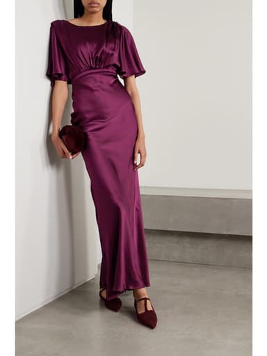 "Dresses for a formal fall wedding in Aspen, under $500"