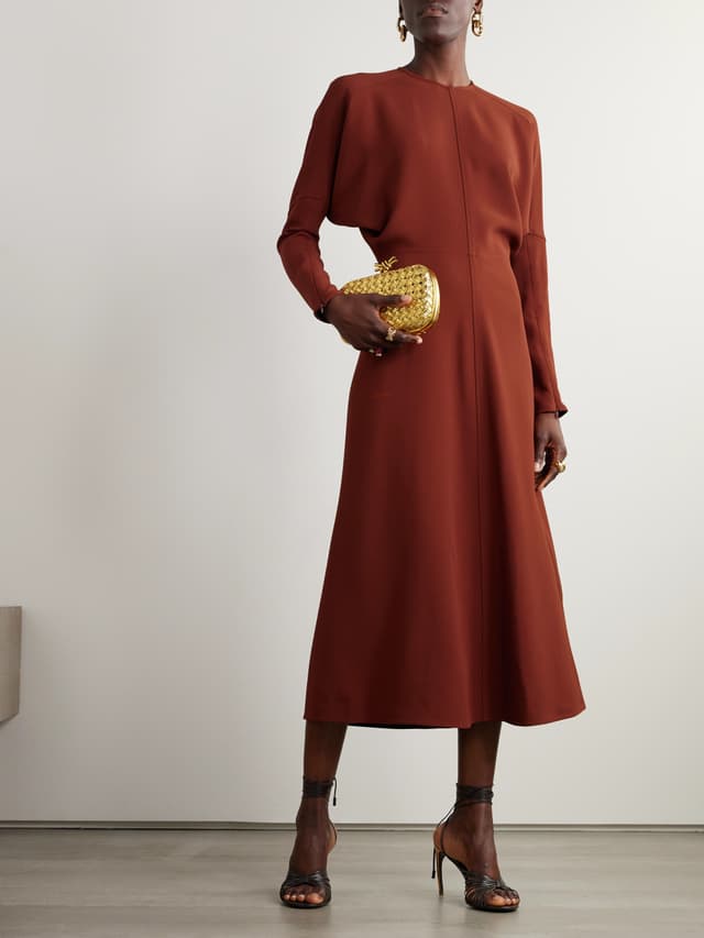"Find me a modest dress for a religious holiday in the fall"