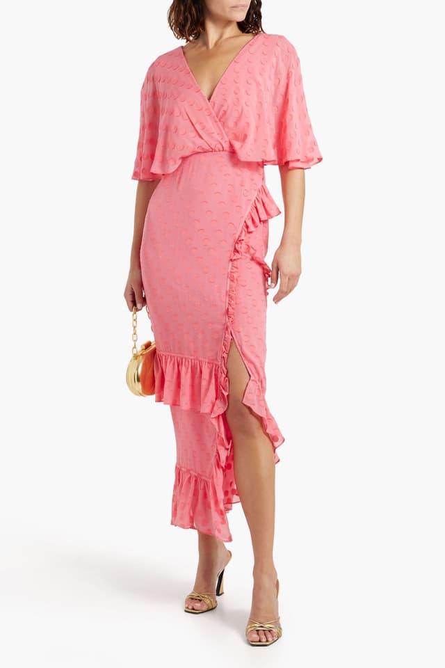 "Summer wedding guest dress, size S, at least 30% off"