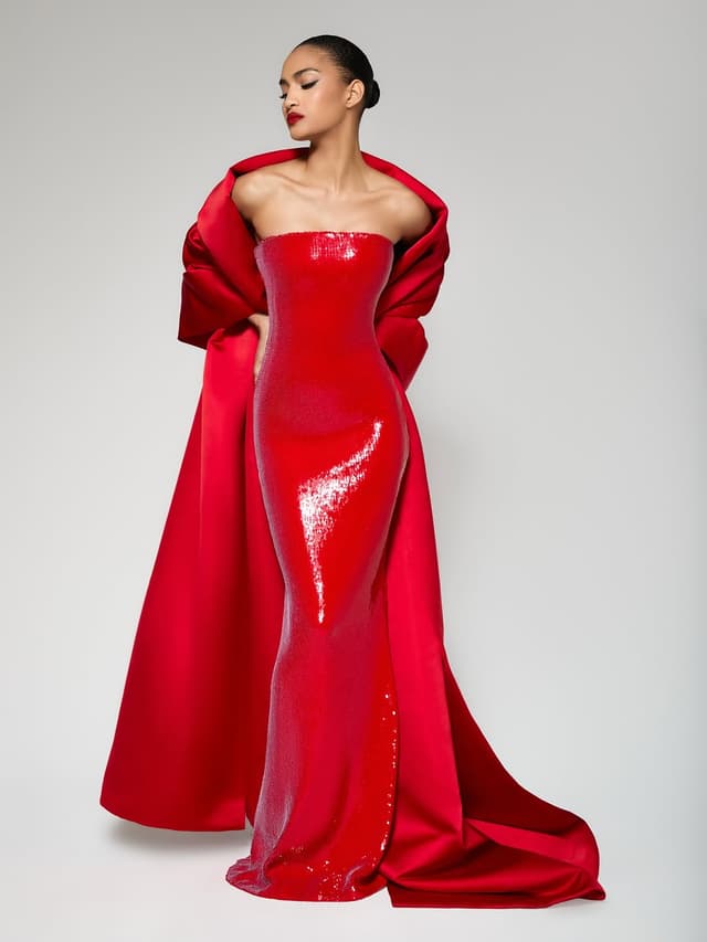 sergio hudson corset dress Sergio Hudson Accessories